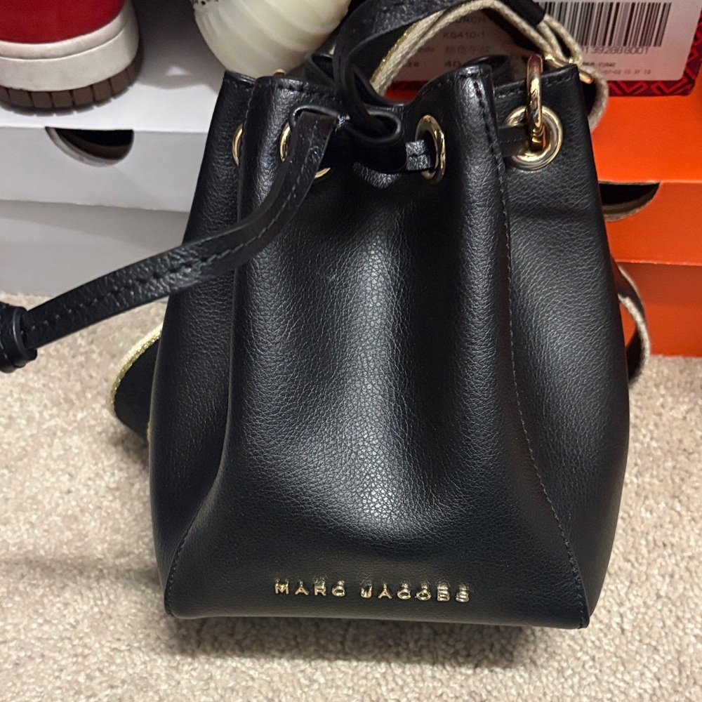 Marc Jacobs Black Mini Bucket Bag